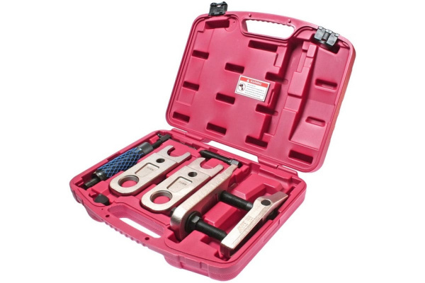 Универсальный гидравлический набор инструментов 12т для снятия шаровых шарниров 6шт JTC-4075