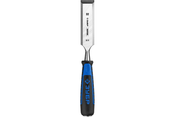 Стамеска-долото с двухкомпонентной рукояткой ЗУБР Ударник 32мм 18097-32_z01