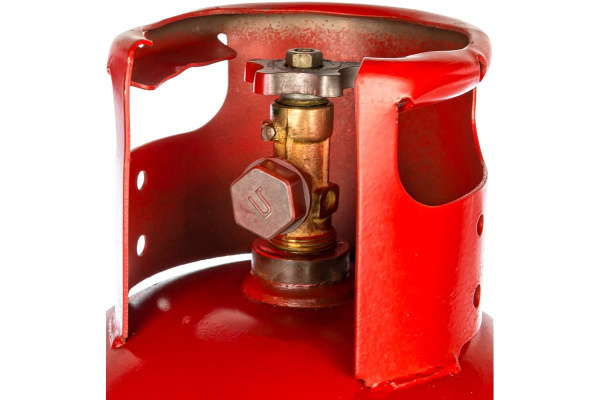 Баллон пропановый 12 л бытовой с вентилем ВБ-2 Спец СВ-БАЛ12В