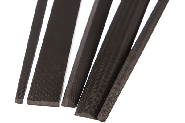 Набор напильников с двухкомпонентной ручкой: плоский, полукруглый, трехгранный, квадратный, круглый, №2, 250мм ЗУБР ЭКСПЕРТ 16651-25-H5