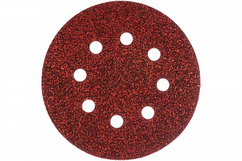 Круг шлифовальный на липучке универсальный (125 мм; Р40; 8 отверстий) KLINGSPOR 270664