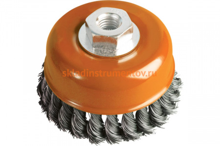 Щетка - крацовка для УШМ 100 мм Archimedes 91497