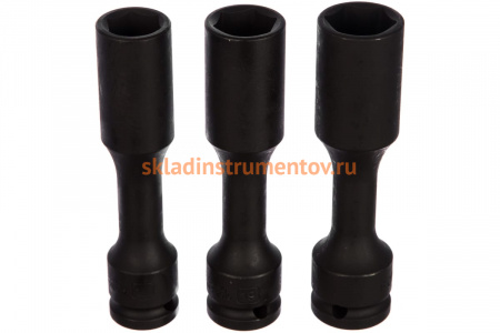Набор ударных головок 1/2", 3 шт. FORCE 4037