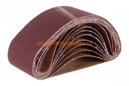 Лента шлифовальная (10 шт; 75х533 мм; P60) ПРАКТИКА 032-935