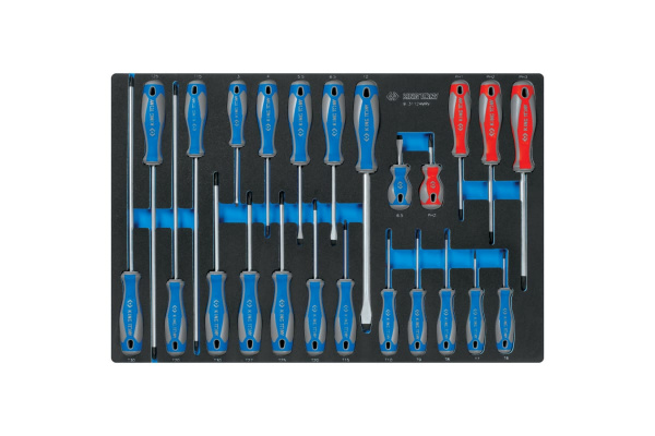 Ложемент для набора отверток 9-31124MRV, EVA KING TONY 85810932B