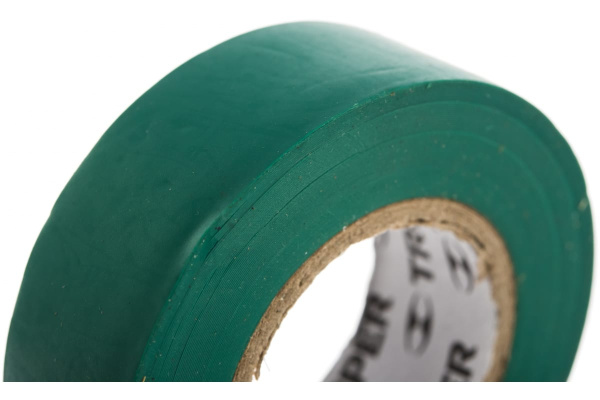 Изолента Truper акрил, 9 м, ширина 19 мм, зеленая M-22V 13511