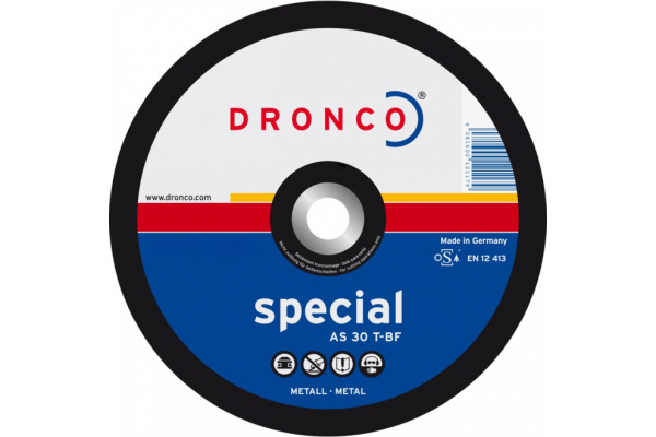 Диск отрезной по металлу Special AS30T (230x2x22.23 мм) DRONCO 1231055100