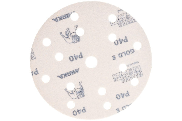 Круг шлифовальный GOLD (50 шт; 150 мм; 15 отв.; Р40) MIRKA 2361105040