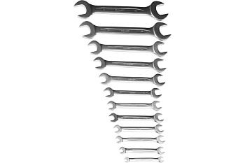 Набор рожковых гаечных ключей 6х32мм, 12шт Зубр ПРОФИ 27021-H12