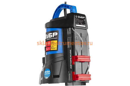 Погружной дренажный насос для чистой воды Зубр Профессионал Т7 АкваСенсор НПЧ-Т7-250