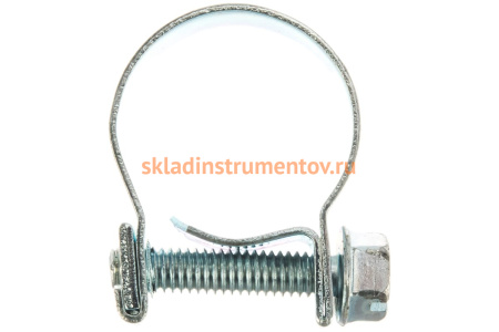 Металлические хомуты СИБРТЕХ, MINI 16-18мм, ширина 9мм, винтовой, W1, 2шт 47506