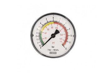 Манометр (осевое крепление М 1/4"; диаметр 63 мм) Walcom 61303
