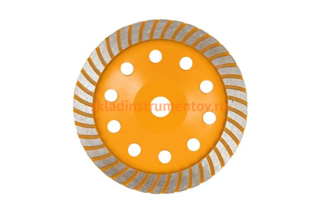 Чашка алмазная зачистная Турбо 180 мм Вихрь 73/10/3/10