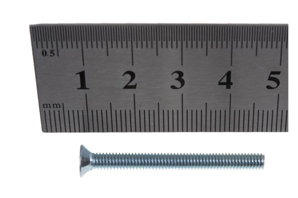 Винт ЗУБР DIN 965, M4 x 40 мм, 10 шт, кл. пр. 4.8, оцинкованный, 303116-04-040