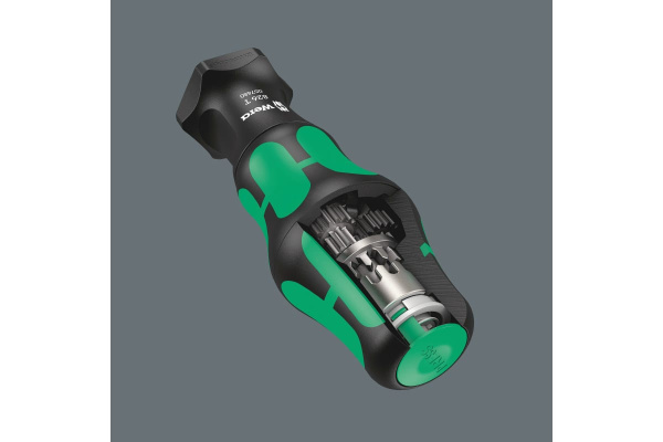 Ручка-держатель WERA 826 T Kraftform Turbo быстрозажимной патрон Rapidaptor, 1/4 x 146 мм WE-057480