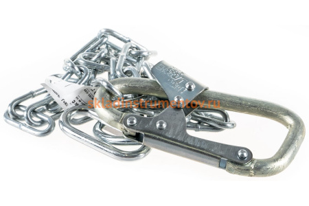 Строп из цепи 1.5 м с монтажным и соединительным карабином ПРОГРЕСС СЕФЕТИ Строп Г+Кс