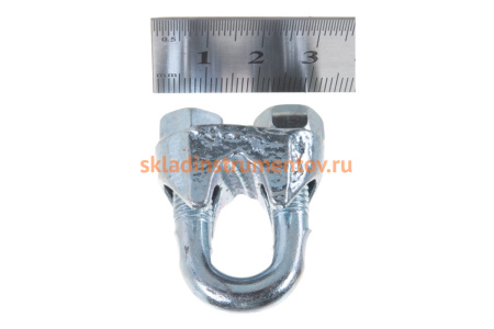 Зажим троса ЗУБР DIN 741, 10мм, 2 шт, оцинкованный, Профессионал 304416-10 Зажим троса ЗУБР DIN 741, 10мм, 2 шт, оцинкованный, Профессионал 304416-10