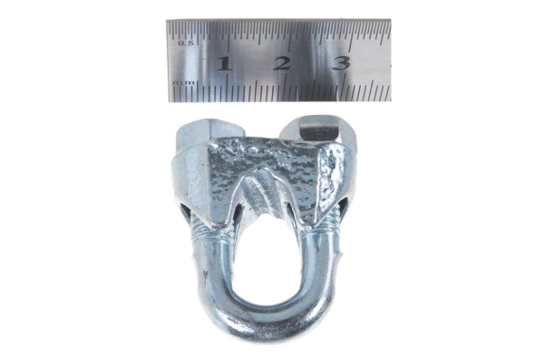 Зажим троса ЗУБР DIN 741, 10мм, 2 шт, оцинкованный, Профессионал 304416-10 Зажим троса ЗУБР DIN 741, 10мм, 2 шт, оцинкованный, Профессионал 304416-10