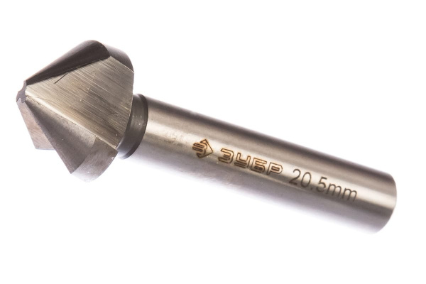 Зенкер конусный (20.5х63 мм; М10) по металлу для дрелей Зубр 29730-10