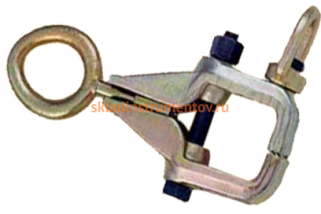 Клещеобразный зажим для кузовных работ с боковым рем-кольцом и рем-болтом FORCE 62505 (2т, 3т)