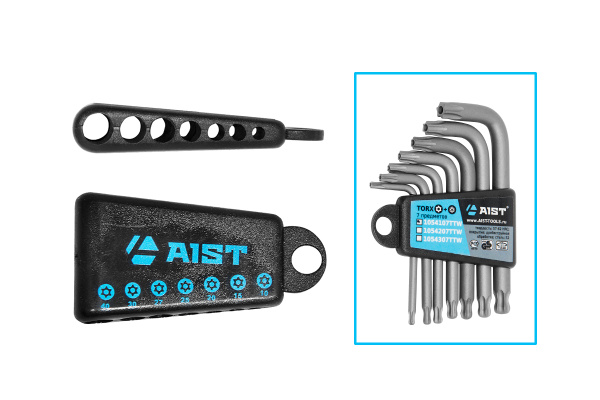 Держатель для шестигранных ключей TORX TAMPER AIST 7пр. K105107TT 00-00017270