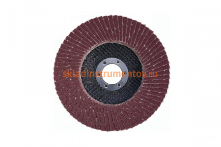 Круг лепестковый торцевой коричневый (115х22,2 мм; Р60) АТАКА 680700
