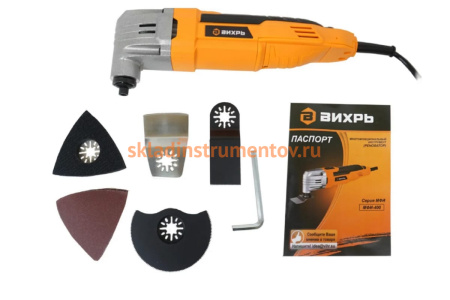 Многофункциональный инструмент-реноватор Вихрь МФИ-400 в кейсе 72/4/3 Многофункциональный инструмент-реноватор Вихрь МФИ-400 в кейсе 72/4/3