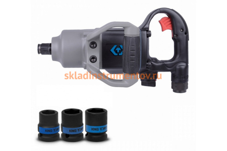 Пневматический ударный гайковерт KING TONY 3/4" P33671-160B