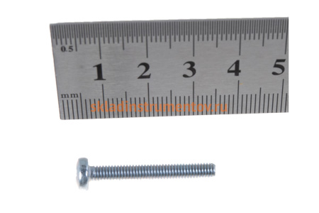 Винт ЗУБР DIN 7985 M4x30мм, 10шт, кл. пр. 4.8, оцинкованный, 303156-04-030