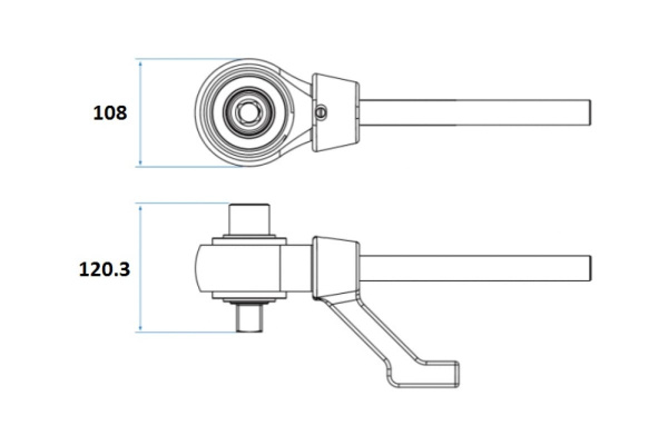 Ручной усилитель крутящего момента 400:2000 Нм, 1/2">1", мультипликатор KING TONY 34488