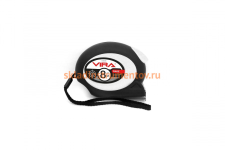 Рулетка с автоматическим стопором 8мх25мм Vira 100045