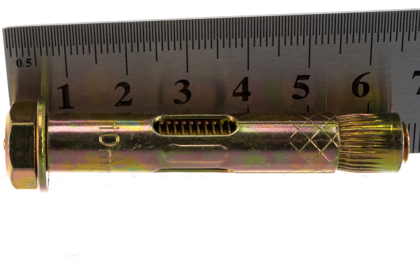 Анкерный болт Зубр 10 x 60 мм, 50 шт, желтопассивированный, Профессионал 302312-10-060