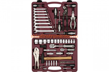 Универсальный набор инструмента 1/4", 1/2"DR,THORVIK UTS0072