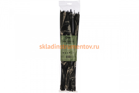 Кабельные стяжки КВТ КСС Grizzly 5х450 ч 100 шт. 79420