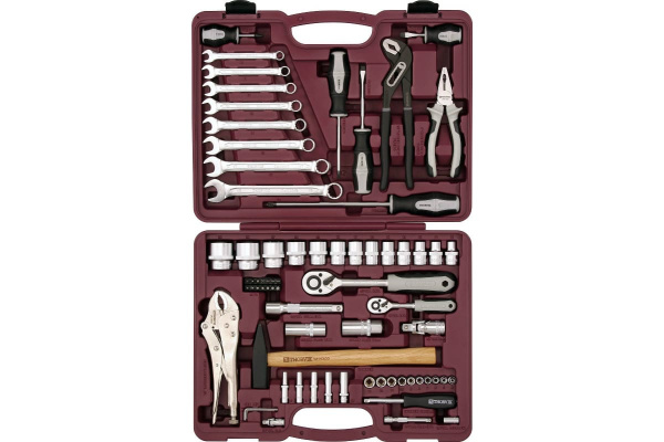 Универсальный набор инструмента 1/4", 1/2"DR,THORVIK UTS0072