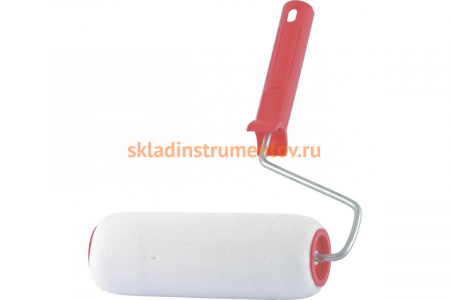 Валик в сборе 250мм, D 48мм, D ручки 6мм, крепление шплинтом СИБРТЕХ Поролон 80144