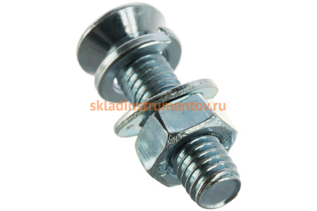 Винт ЗУБР DIN965 в комплекте с гайкой DIN934 16 шт, 303456-05-020