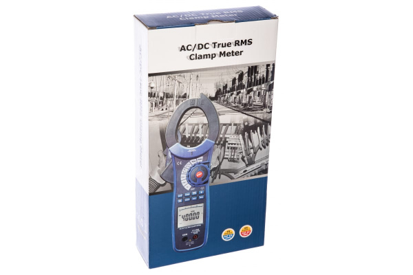 Профессиональные токовые клещи для измерения постоянного и переменного тока СЕМ DT-3351 480410
