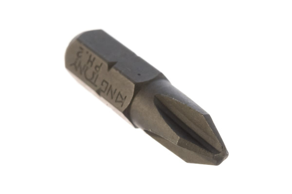 Вставка бита торцевая 1/4", Phillips, PH2, L = 25 мм KING TONY 102502P