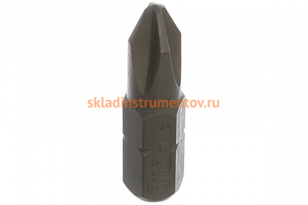 Вставка бита торцевая 1/4", Phillips, PH2, L = 25 мм KING TONY 102502P