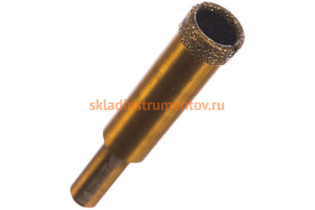 Коронка алмазная по керамограниту (16 мм) ПРАКТИКА 035-059