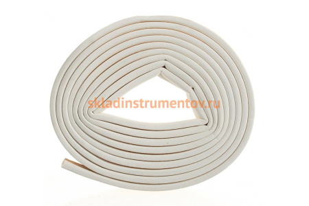 Уплотнитель СИБРТЕХ 6 м, профиль "D", белый СИБРТЕХ Р 93935