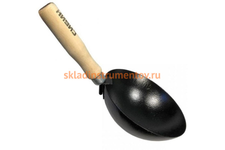 Штукатурный ковш с деревянной ручкой СИБИН 08245
