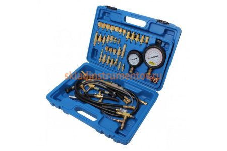 Тестер давления топлива в наборе с адаптерами ROCKFORCE 41 предмет RF-941G1