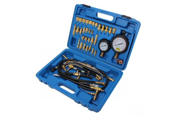 Тестер давления топлива в наборе с адаптерами ROCKFORCE 41 предмет RF-941G1