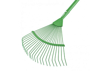 Веерные стальные грабли PALISAD 420х1585 мм, 22 круглых зуба, эмалированные 6177155