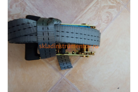 Стяжной ремень для крепления груза 4м, 0,75/1,5 т кольцевой РОМЕК 25.075.2.к 2000000006055