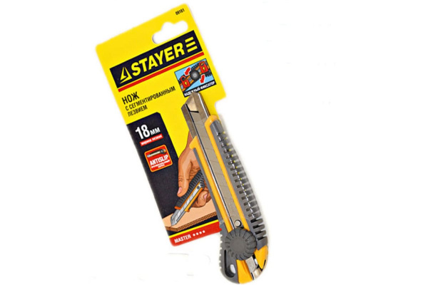 Нож STAYER МАСТЕР 09161