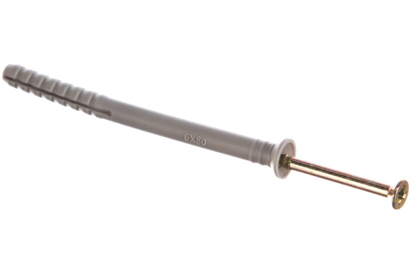 Дюбель-гвоздь СИБРТЕХ 6х80мм 100шт 42130