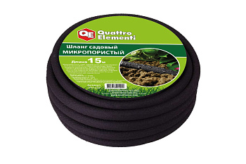 Шланг садовый сочащийся (1/2"; 15 м) QUATTRO ELEMENTI 241-222